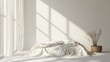 © VRVisionary - 3D visualization of a bedroom design featuring an object on a white backdrop