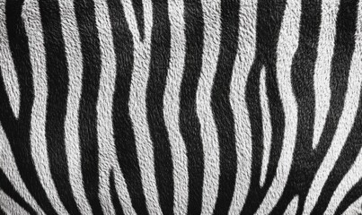 seamless zebra skin or tiger fur stripe pattern. tileable monochrome bold black and white african sa