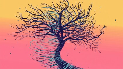 Poster - Blurred Image for Abstract Background Suitable for Tree Illustration in Articles