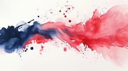 Poster - Abstract watercolor splash illustration