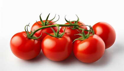 tomatoes isolated on white background