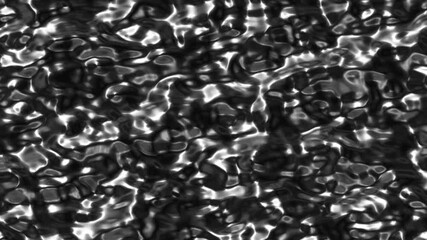 Poster - liquid abstract organic form, seamless loop animation	
