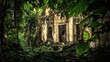 © AssanAI.Studio - Ancient Ruins Surrounded by Lush Jungle Wilderness