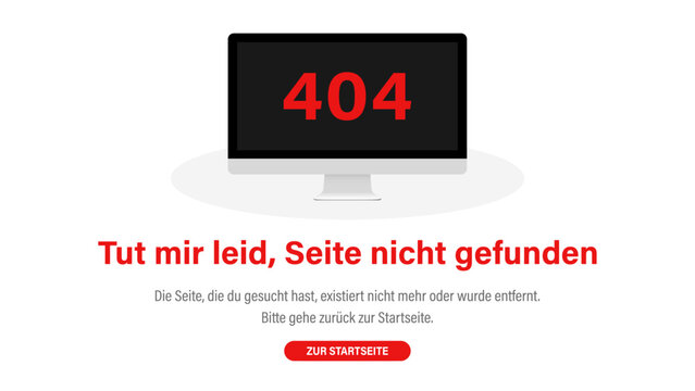 404 - Seite nicht gefunden