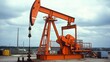 © A4719 - Oil Pump Jack Extraction Energy Industry Machinery Equipment