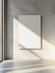 Poster - Minimalist Mockup of Thin Wall Art in Modern Interior