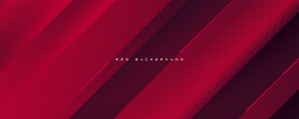 Wall Mural - abstract halftone red background diagonal light texture design vector