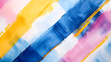 Poster - Vibrant watercolor splashes dynamically erupt and flow around geometric barriers expressing a sense of creative defiance and innovation  The composition showcases a striking balance between fluid