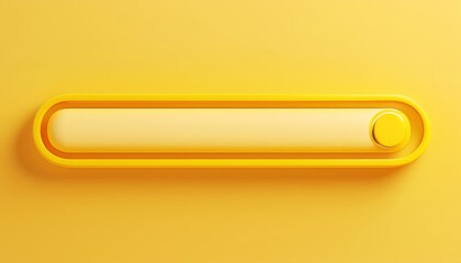 Poster - A simple, modern yellow toggle switch on a yellow background, emphasizing minimalism and functionality.