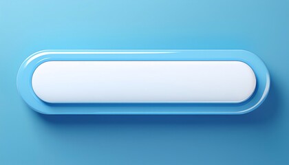 Poster - A sleek, minimalistic blue banner with a white center, suitable for website headers or ads, set against a solid blue background.