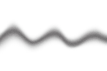 Poster - Wavy halftone abstract background. Vector dotted gradient graphic. Textured black stripe gradation. Dynamic flowing curve element