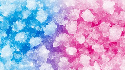 Wall Mural - cool and refreshing abstract ice texture background in colorful hues