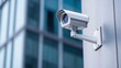 © admin_design - Enhanced security measures, building exterior equipped with advanced surveillance camera system