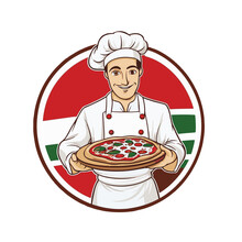 Italian pizza chef