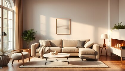 Wall Mural - living room interior