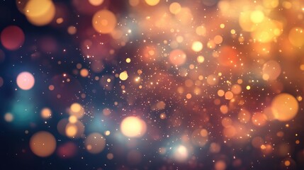 Poster - Abstract lens flare in a 3D cartoon rendering Concept image depicting a space or time travel background with dark colors and bright lights
