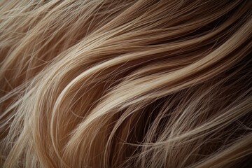 Wall Mural - A close-up shot of a woman's blonde hair, great for beauty and fashion related uses