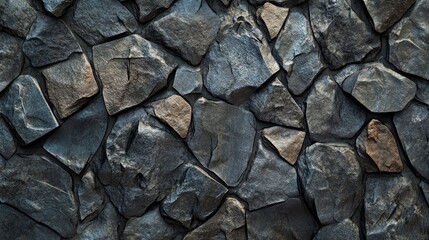 Poster - 3D rendering of a stone background