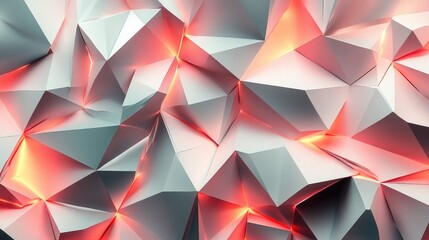 Poster - Low Poly Triangle Pattern Background