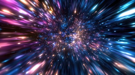 Poster - colorful space design background texture featuring a creative cosmos surface art in a 3d cartoon ren