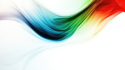 Poster - Abstract background design in red green and blue variations on white and black