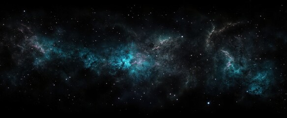 Wall Mural - the cosmos in dark blue