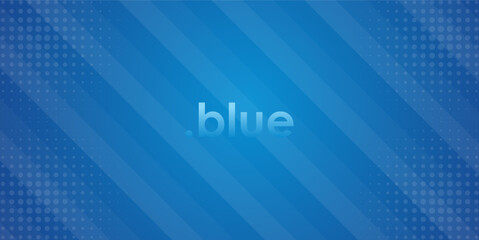 Poster - Blue business background. Blue abstract line and halftone pattern background. Technology graphic design. Suit for business, wallpaper, website, flyer, header, cover, corporate. Vector template design.