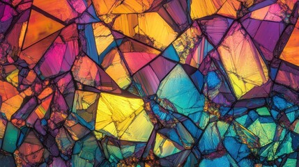 Poster - Abstract Crystal Macro Photography