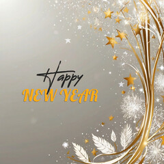 Happy new year banner design