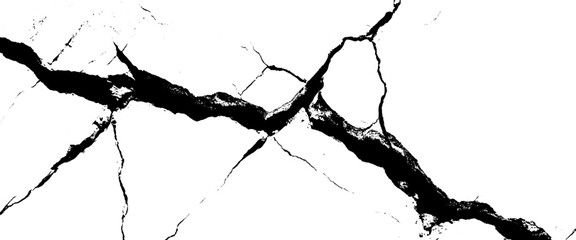 Poster - vector marble cracked texture background.