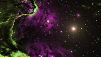 Wall Mural - Starry background of stars and nebulae in the universe 4K