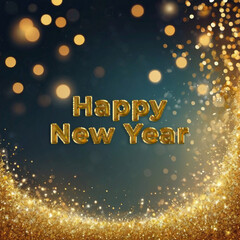 Happy new year social media banner design