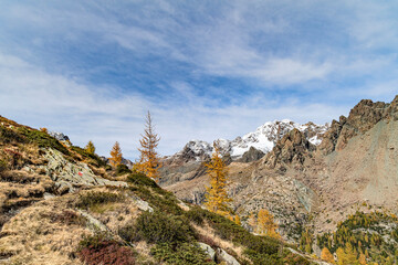 Wall Mural - Alps landscape, the Monte Disgrazia, Valmalenco, Italy