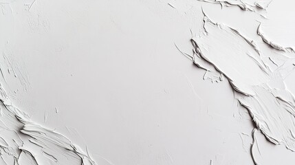Poster - White Textured Surface with Abstract Patterns