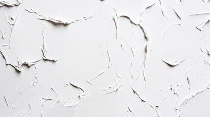 Poster - Textured White Wall Background with Subtle Depth