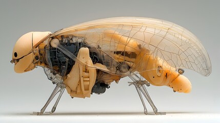 Poster - Captivating cross section view of a bat wing revealing the intricate network of vessels cartilage