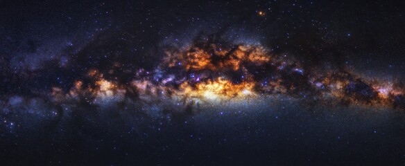 Wall Mural - the stunning cosmic galaxy