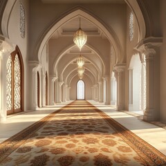 Elegant Mosque Interior