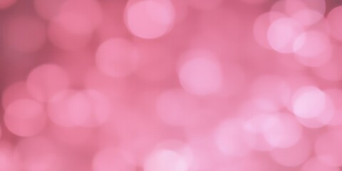 Wall Mural - Soft pink bokeh background with blurred lights.