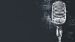 © Felix - Vintage Microphone on Dark Background