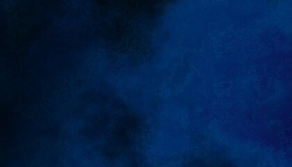 Leinwandbilder - blue background with space, blue textured concrete wall background, dark blue wallpaper