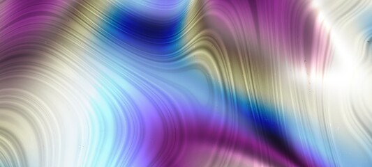 Leinwandbilder - Horizontal colorful abstract wave background with midnight blue, light gray and moderate violet colors. can be used as texture, background or wallpaper