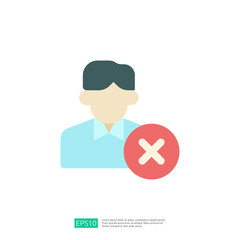 Poster - The image features a simplified illustration of a person with a red 