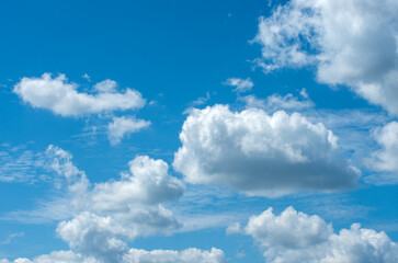 Wall Mural - white cloud in the blue sky