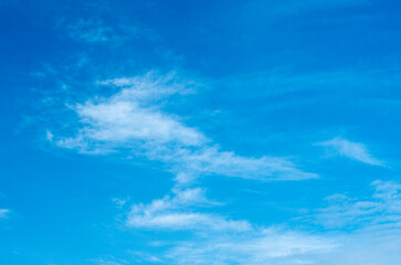 Wall Mural - white clouds in blue sky.