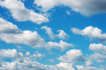 Wall Mural - white cloud in the blue sky