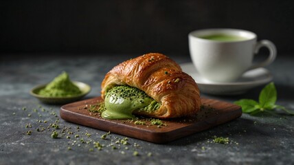 Green Tea Croissant