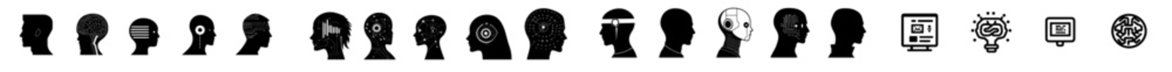 Poster - The waveforms and rays of radio waves, radar, wifi, and antenna signals, and satellite signals are represented in this set of modern icons. Wireless technologies, modern illustrations.