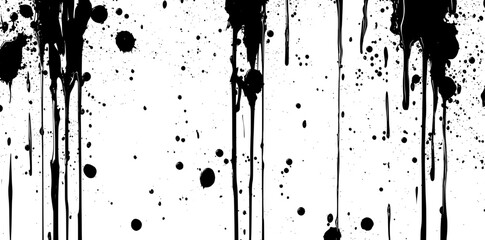 Leinwandbilder - Grainy black texture isolated on white background. Grunge design elements. Abstract grunge texture design on white background. Modern illustration.