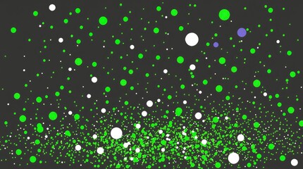 Wide green glitter confetti glitters png